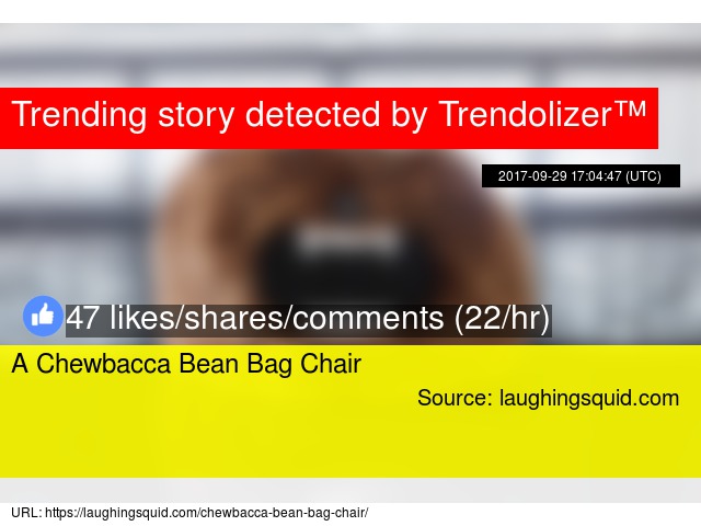 chewbacca bean bag